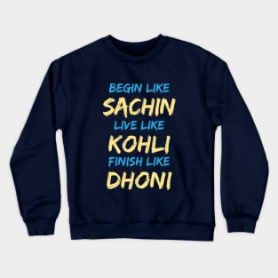 Indian Cricket Team Fans Crewneck Sweatshirt